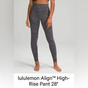 NWT Lululemon Align High-Rise Pant 28”